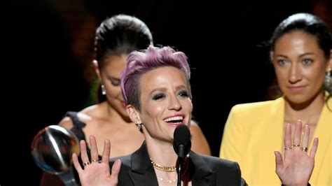 rapinoe tits|ESPYs 2019: Megan Rapinoe nipple exposed 